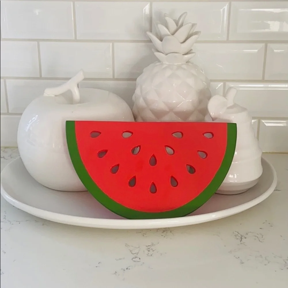 Crate&Barrel Watermelon Trivet